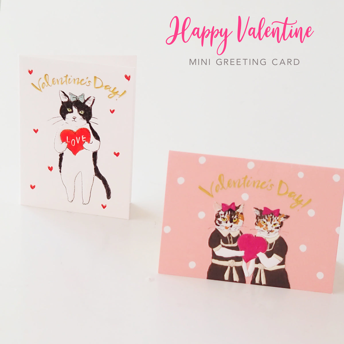 VALENTINE'S DAY MINI GREETING CARD