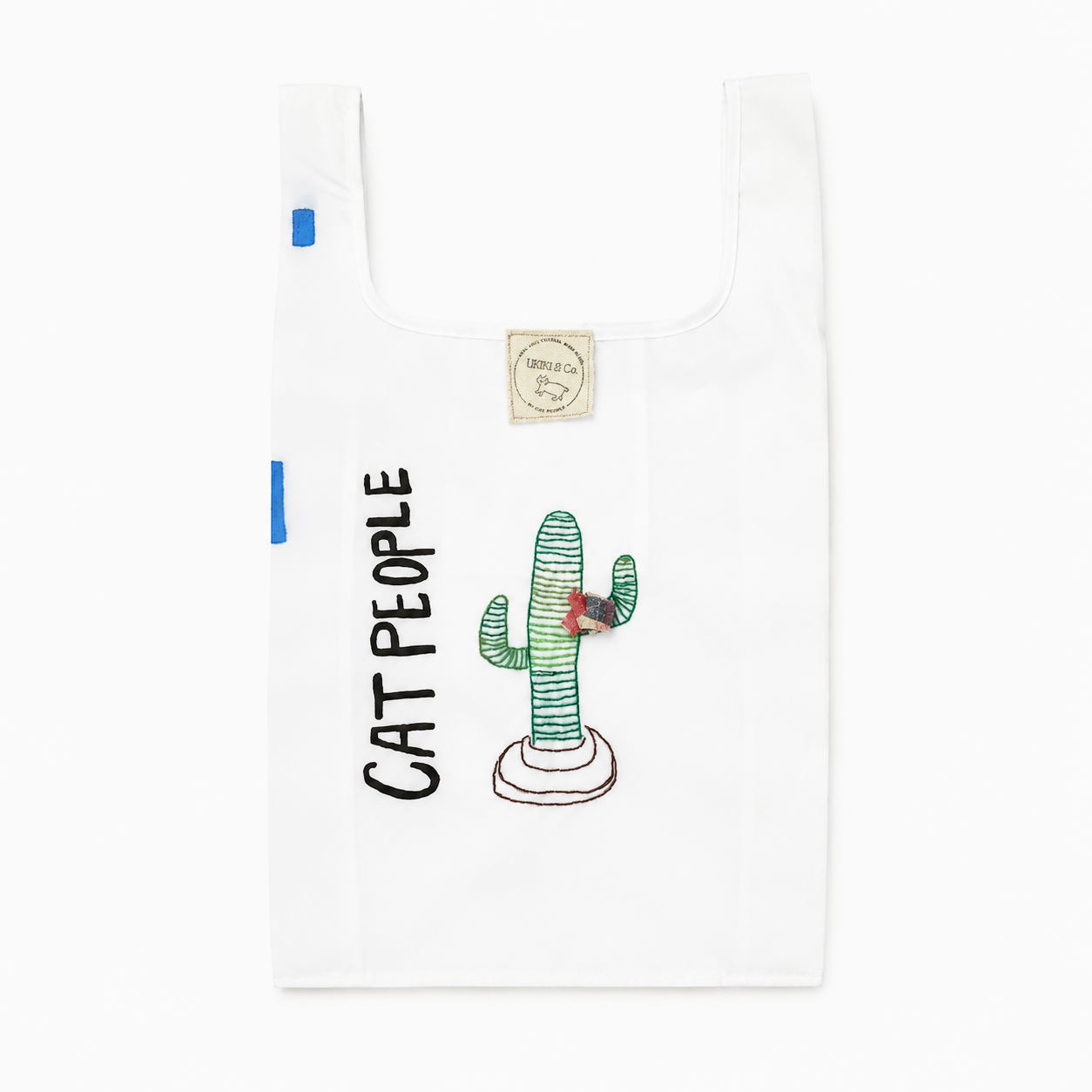 CAT PEOPLE コンビニバッグ サボテン爪研ぎ 手刺繍 一点もの UKIKI STORE