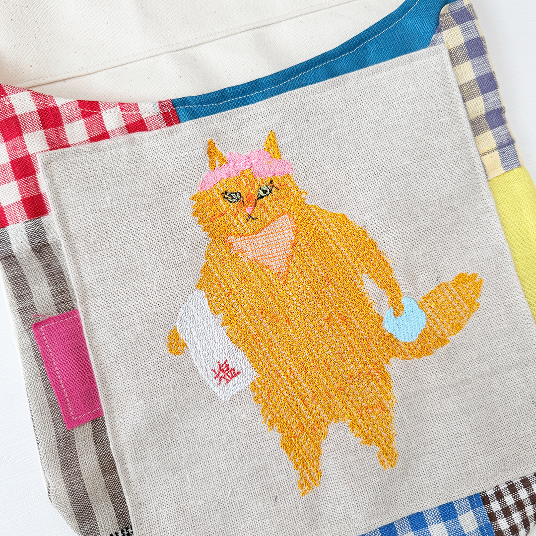 刺繍のウォールポケット｜ROTTENMEIER