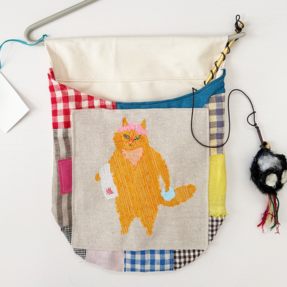 刺繍のウォールポケット｜ROTTENMEIER