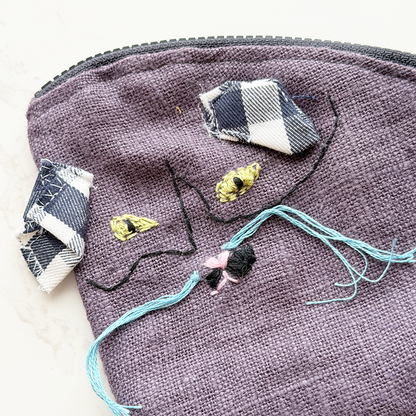 HANDMADE しょぼポーチ